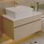 Petit meuble-lavabo flottant simple 31,5 pouces avec lavabo