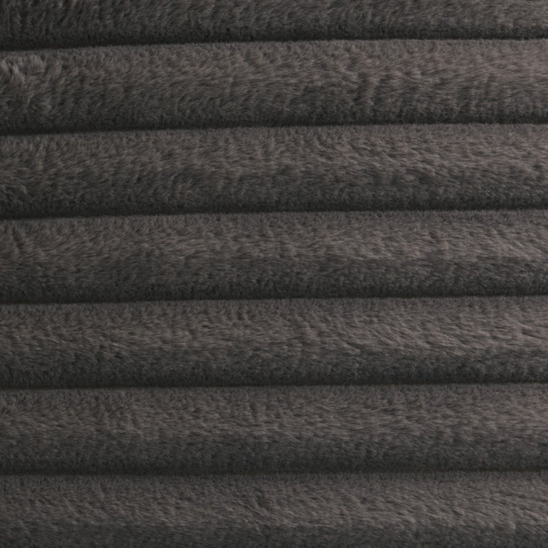 Morritz Square Throw Cushion Cover, Charcoal