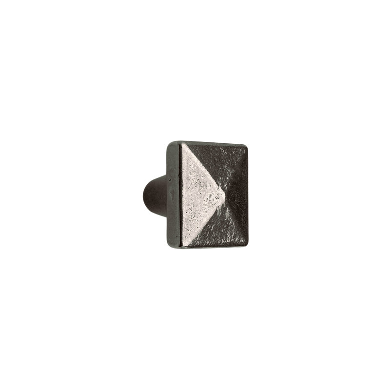 Bronze Square Knob, Silicon Bronze Dark Lustre