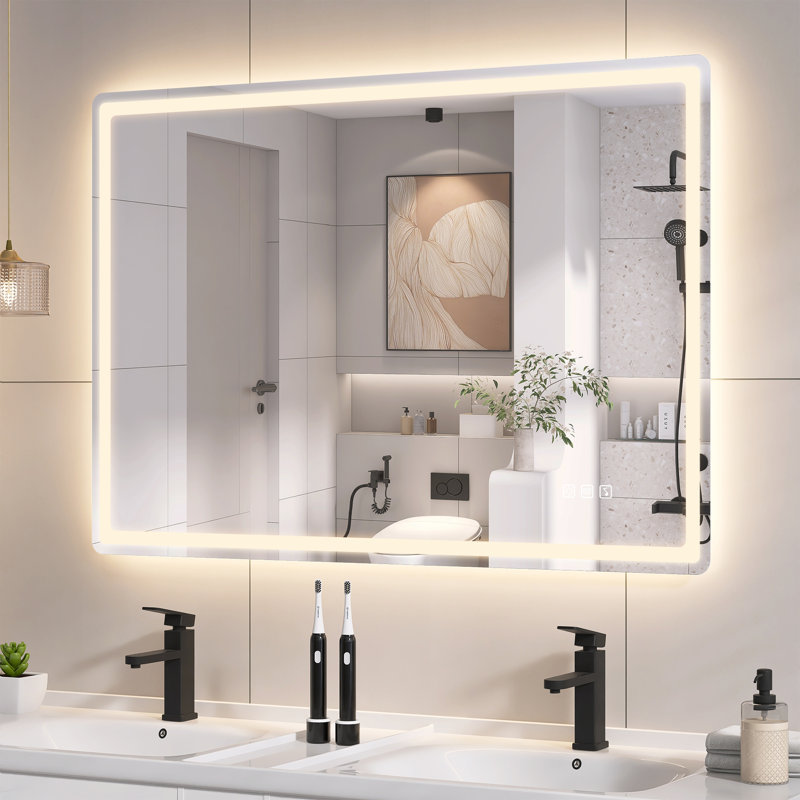 Miroir de salle de bain Abbagail, 28 po x 40 po