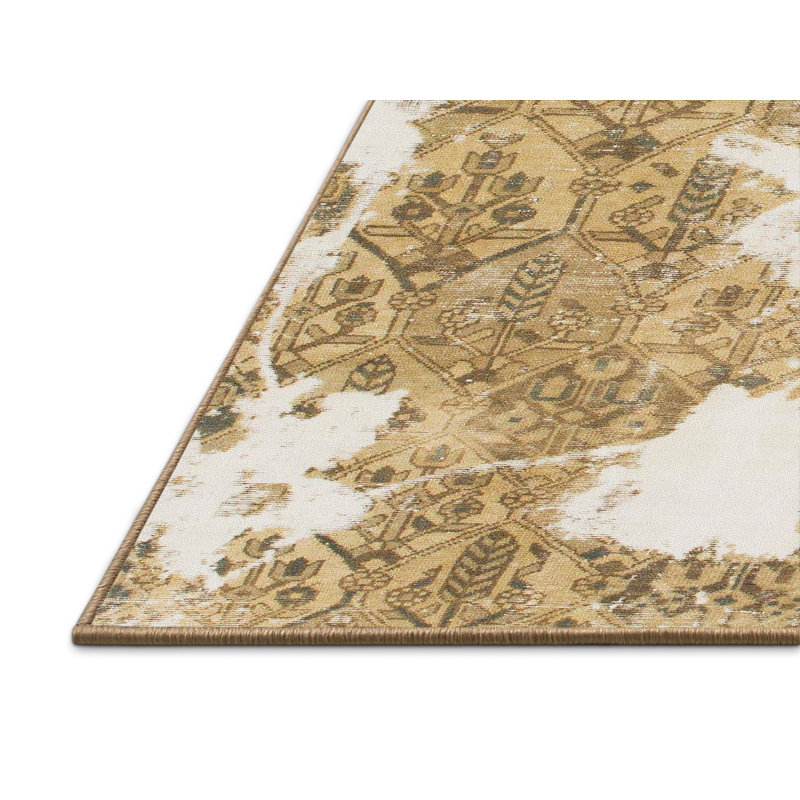 Tapis abstrait multicolore Smolan, Rectangle 2 pi x 4 pi
