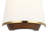 Desert Flyer 2-Light Wall Sconce - Satin Brass/Medium Walnut