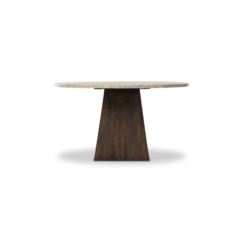 Brisa Round Stone Dining Table