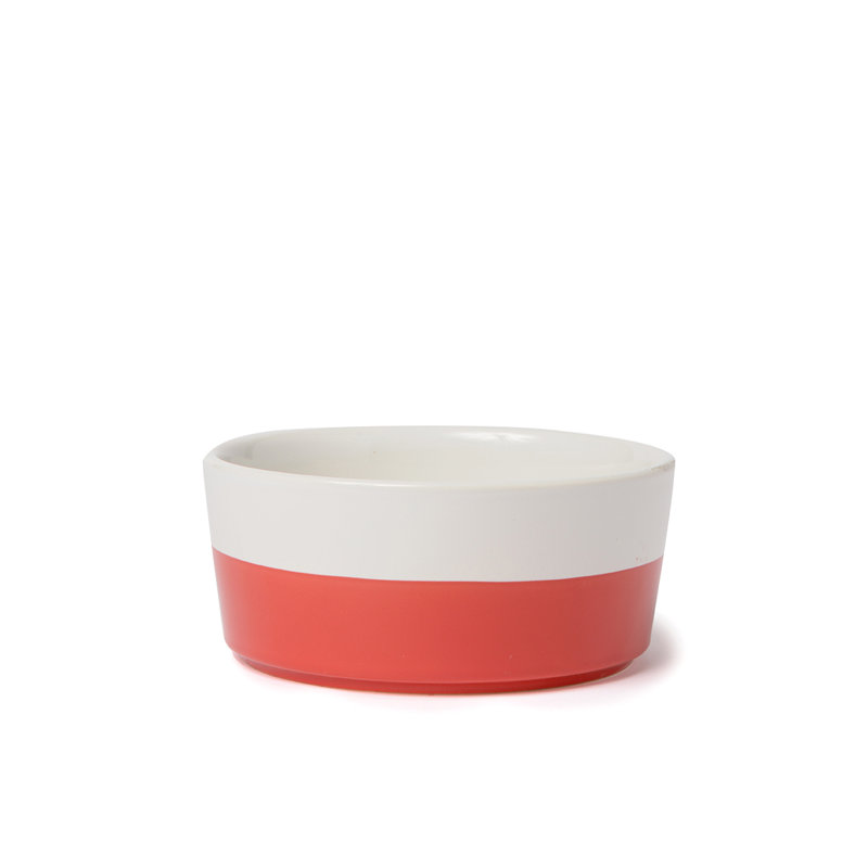 Dipper Ceramic Dog Bowl, 8 cups / 62 fluid oz, Buttercream