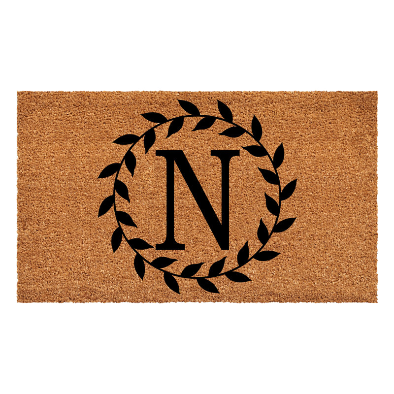 Tapis d'entrée antidérapant Honolulu Calloway Mills Laurel, L 30 po x L 48 po, N