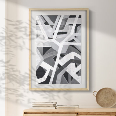 Magnetic Greys II -Framed Print