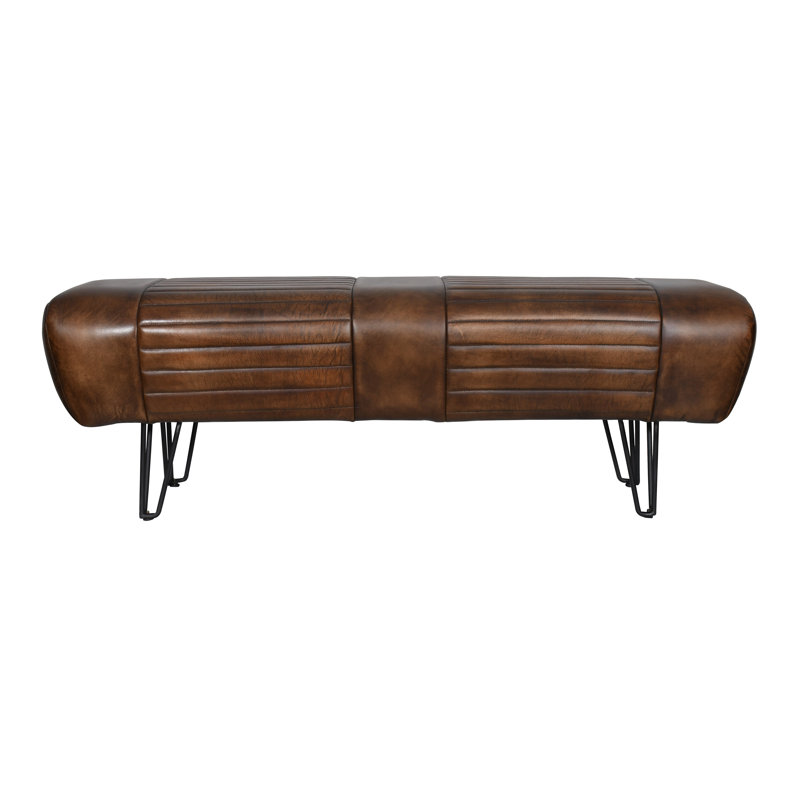 Banc Don en cuir whisky antique