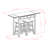 2 - Person Four Leg Dining Set