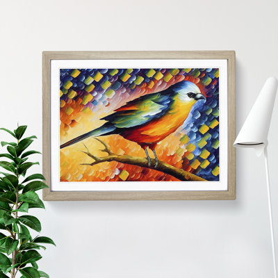 Bird Painting Vol.5 Abstract - Framed Print