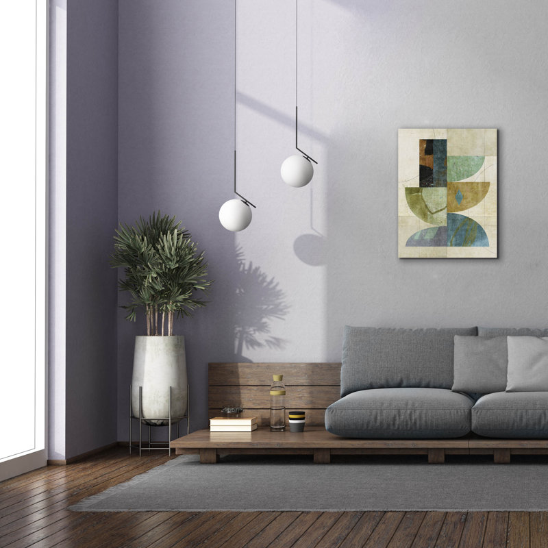  «Collage No. 29» par Suzanne Nicoll, art mural sur toile, 26 po x 34 po