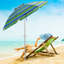 Parasol de plage 6 pi Templeman-1051718836