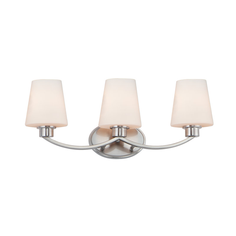 Bottorff 3 - Light Dimmable Vanity Light, Satin Nickel