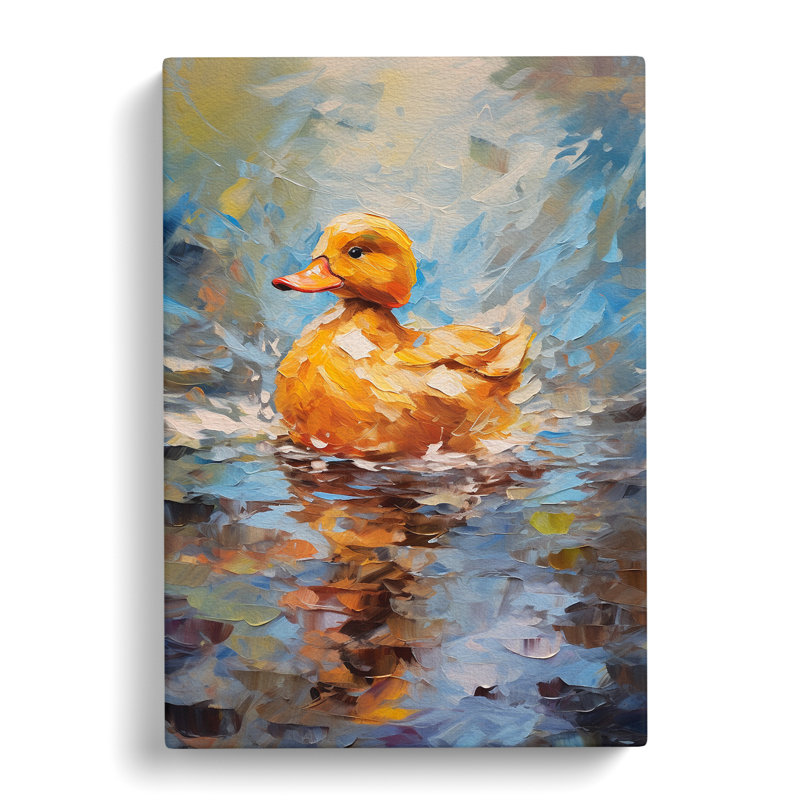 Duck Impressionism No.3 - Print, 76cm H x 50cm W x 3cm D