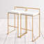 Tabouret Dayan blanc avec base chromée-841961048-841961050