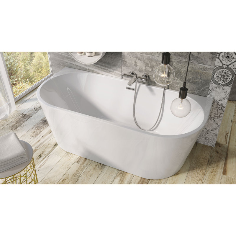 1700mm x 800mm Soaking Acrylic Bathtub