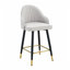 Tabouret de bar en similicuir de l 19,6 po x P 17 po x H 37,7 po Droom-129891687