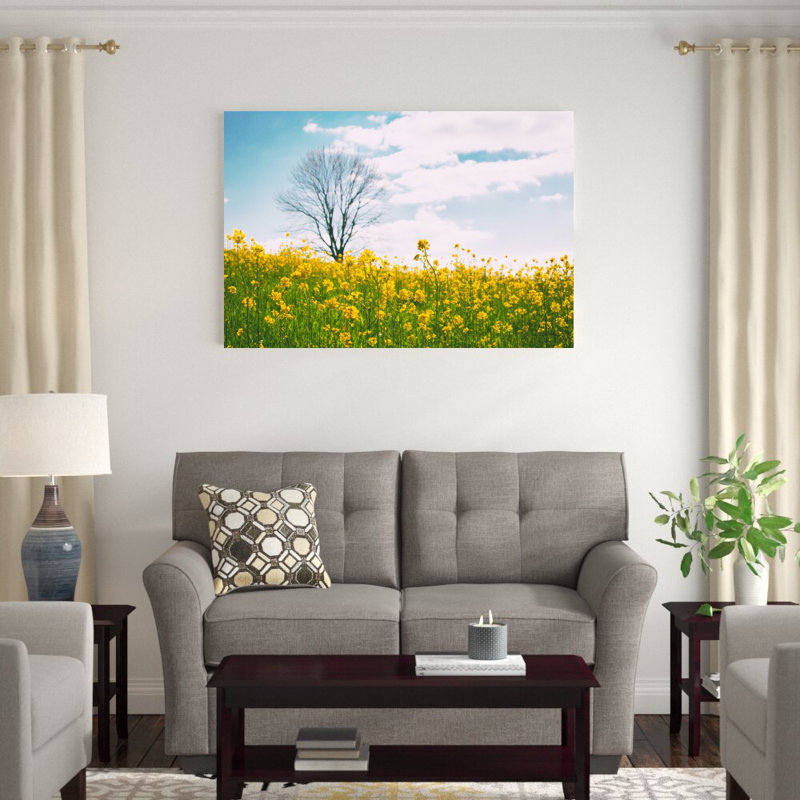 «Spring Meadow» par Aledanda - photographie sur toile tendue, H 32 po x l 48 po x P 1,25 po