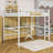 Queen Size Loft Bed With Desk And Smart LED Lighting