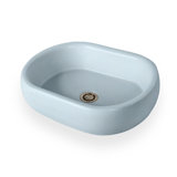 Newterra Handmade Oval Vessel Bathroom Sink