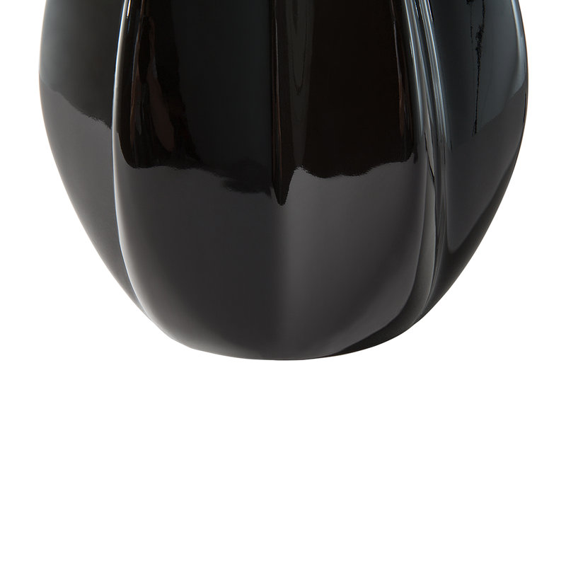 Porcelain Table Lamp, Black