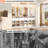 98"W Freestanding Closet With Hanging Rod And Drawer-708374799