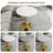 Marble-Top Round Side Table With Tapered Pedestal Base (Table Only)-1437690492