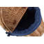 Wicker Lidded Picnic Hamper Basket with Lining-1037135123
