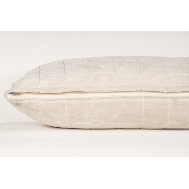 Coussin décoratif Vermouth Otterville, Polyester, H 12 po x l 21 po, Bloc de cumin ambré