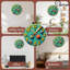horloge, billard, queues de billard, couleurs vibrantes