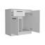 Commode Carlin, chambre à coucher, blanc-611412782