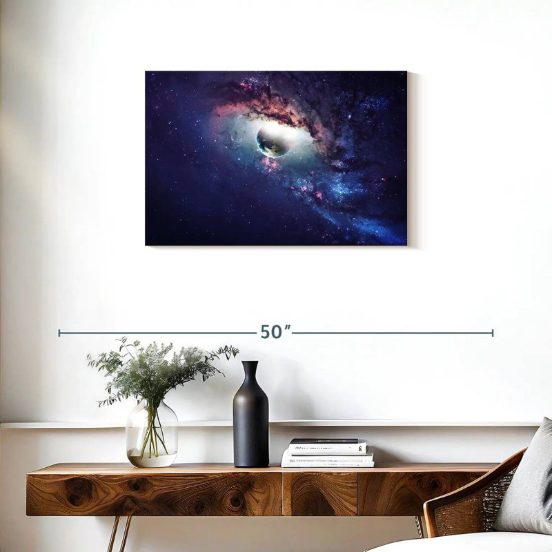 Oberle Earth Inside Nebula, 20" H x 30" W