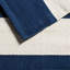Tapis bleu marine / ivoire rayé tissé à plat à la main Brookvale-23568836