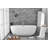 Cateisha 67'' x 30.7'' Soaking Acrylic Bathtub-108230018
