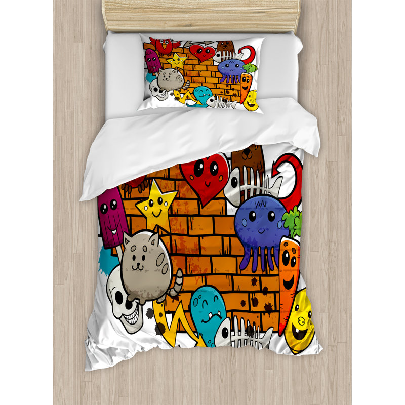 Quilt Set, Twin Duvet Cover + 1 Standard Sham