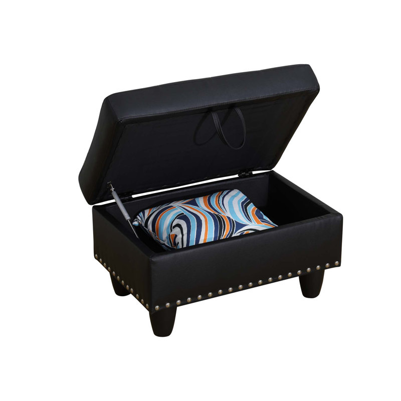 Banc de rangement en tissu