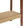 Alisma Console Table - Calais Collection 48-Inch Entryway Table with Woven Shelf - Solid Acacia Wood Modern Sofa Table