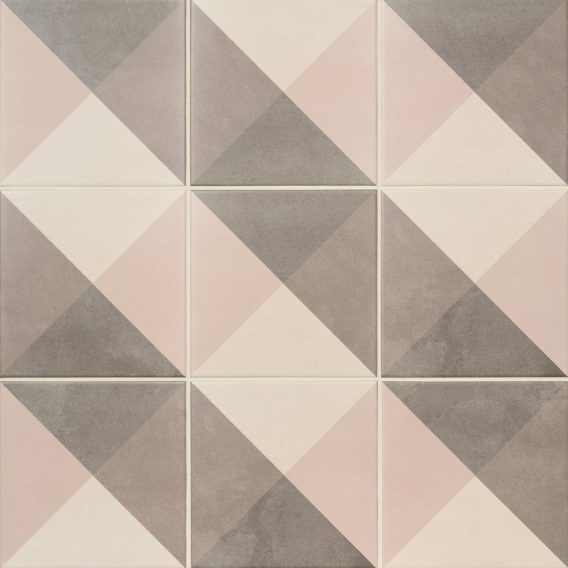Art Geo By Elizabeth Sutton 7.87 In. X 7.87 In. Matte Porcelain Floor And Wall Tile (10.76 Sq. Ft. / Case)