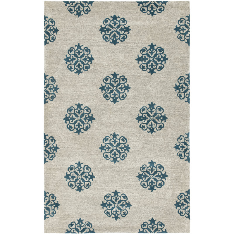 Wyndmere Abstract Wool Hand Woven Area Rug, Rectangle 152 x 244 cm