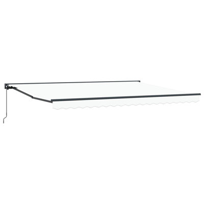 VidaXL Polyester Cover Retractable Patio Awning