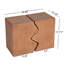 Ensemble de 2 tables d'appoint, tables d'appoint de patio, tables de bout rectangulaires pour l'intérieur et l'extérieur-789114480