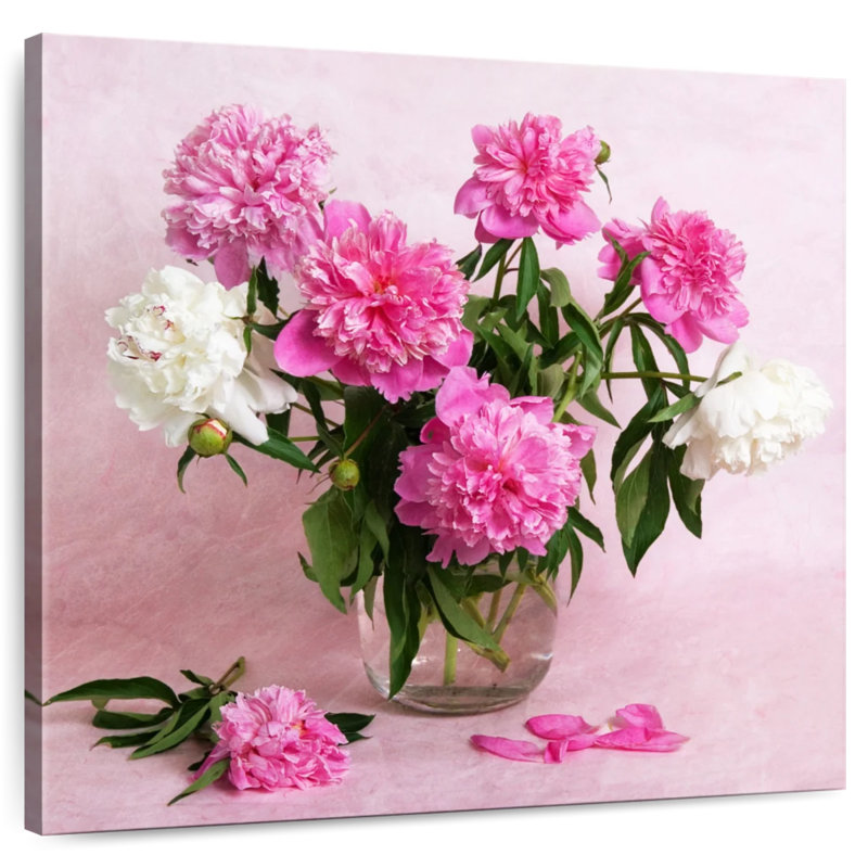 Harnek Delicate Peonies, 16" H x 16" W