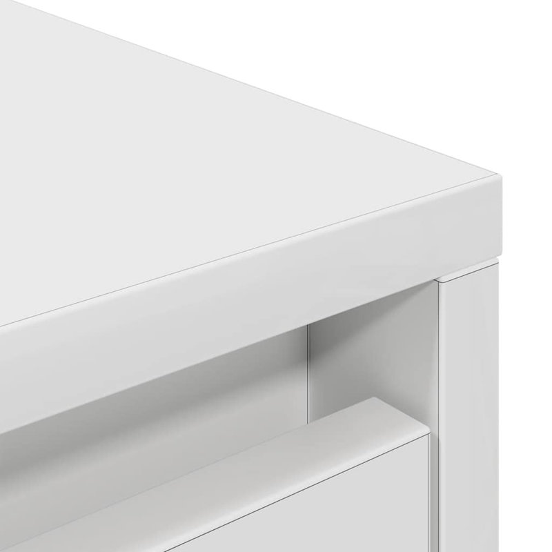 Highboard 29.5X34x119.5 Cm Engineered Wood, White