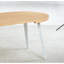 Table extensible, table de salle à manger, pieds en métal, plateau en panneau de fibres à densité moyenne, 100/140 / 180X100x75cm-162863864-162863869