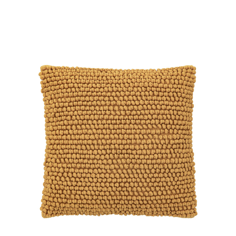 Square Throw Cushion, Yellow