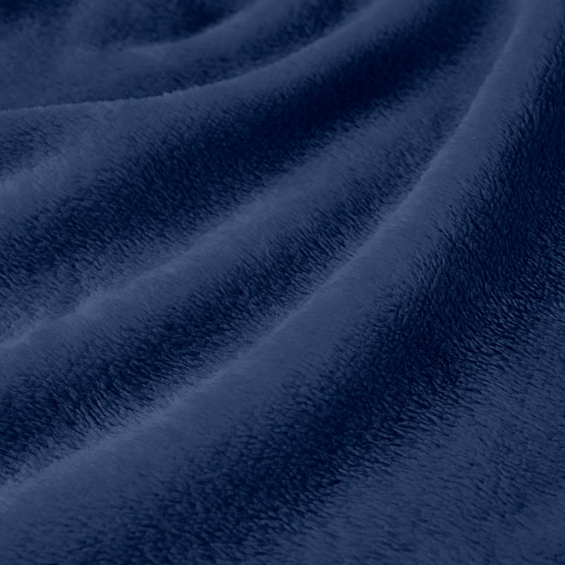 Microplush Sheet Set, Dark Blue, Full/Double Sheet Set+1 Fitted Sheet+2 Pillowcases