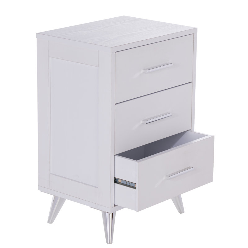 Rossignol 15.75'' W Nightstand, White