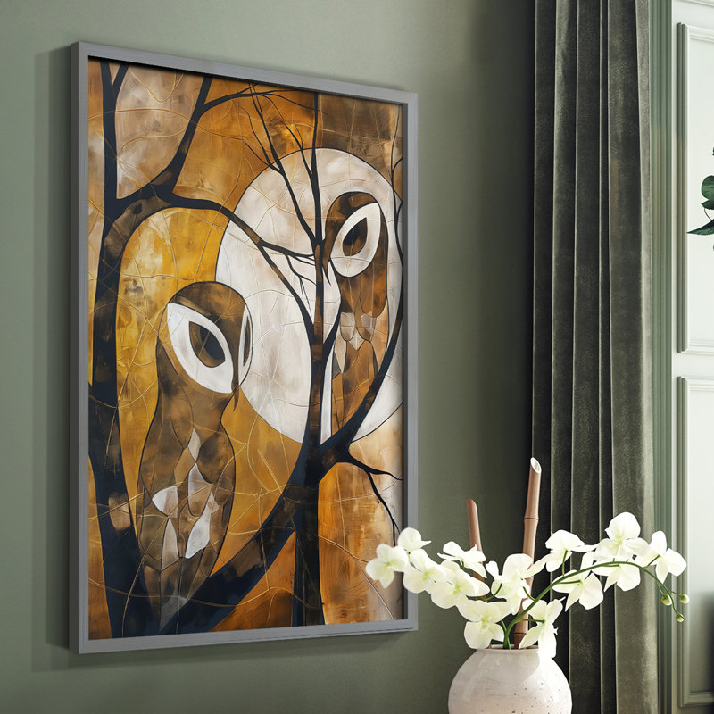 ANIMALS Series XC - reproduction encadrée de qualité supérieure - prête à être accrochée - aucun clou requis, Gris