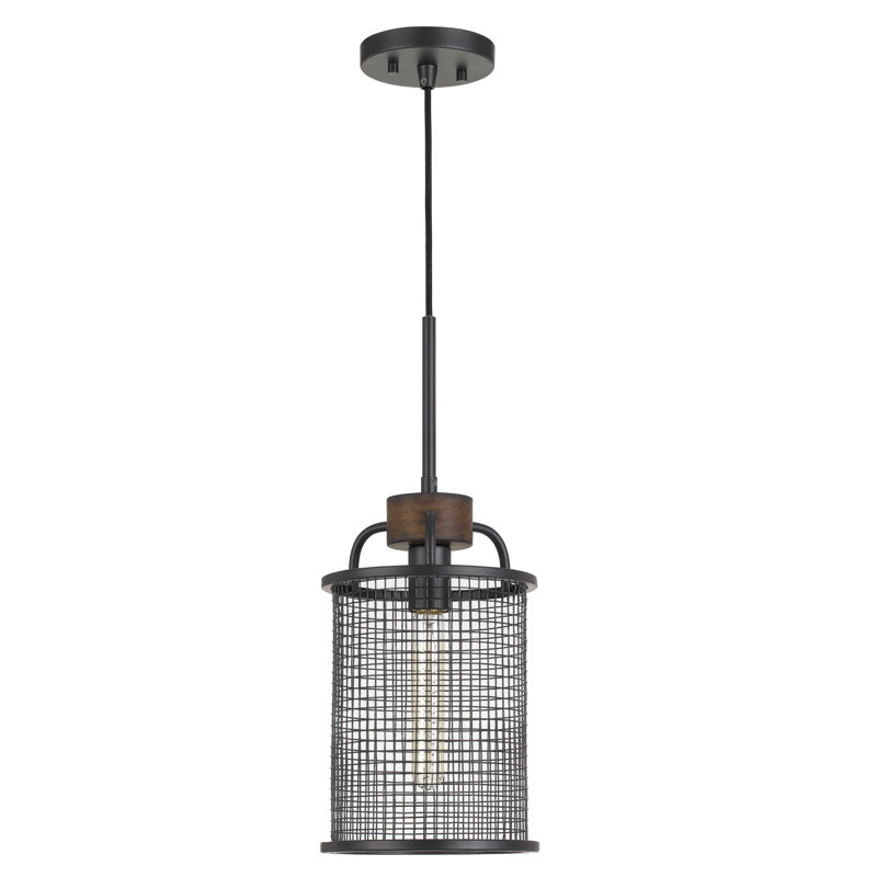 Luminaire suspendu cylindrique à 1 lumière Maolis