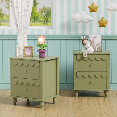 Dorlan 19.7“W Cute Cloud shape Nightstand