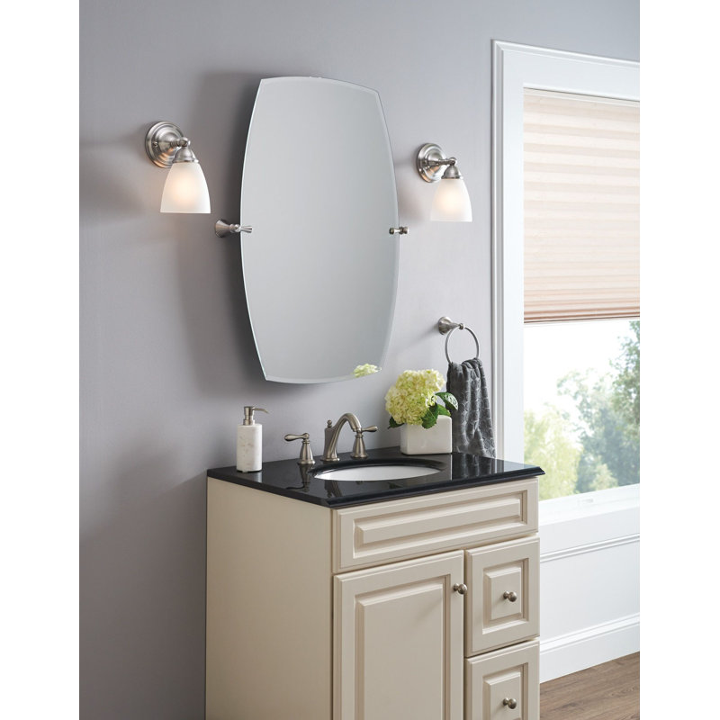 Brantford 1-Light Bath Sconce, Brushed Nickel